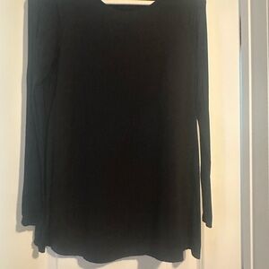 Classic Black Long Sleeve Top